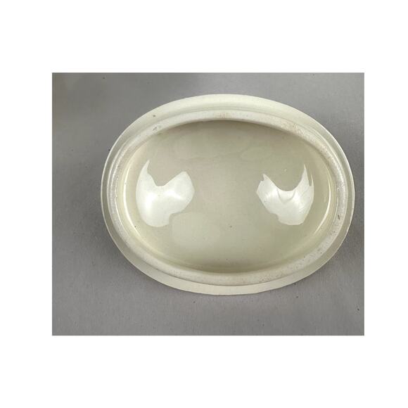 Cream & Sugar Eggshell Gold Trim Cabbage Roses Homer L. Laughlin Georgian USA - Picture 13 of 16